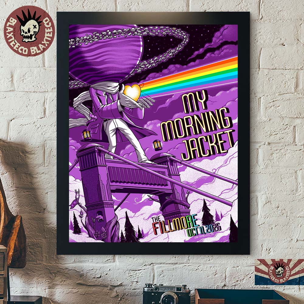 My Morning Jacket San Francisco CA Event Poster Live At The Fillmore On October 11 2026 Home Decor Poster Canvas My Morning Jacket San Francisco CA Event Poster Live At The Fillmore On October 11 2026 Home Decor Poster Canvas