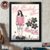 Miley Cyrus Bass Persuades Hollywood Bowl 2026 Event Merch Poster October 16 18 2026 Decor Poster Canvas