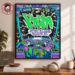 Phish Dry Goods Huntsville AL 2026 Venue Poster Live At The Orion Amphitheater October 10 And 11 2026 Home Decor Poster Canvas