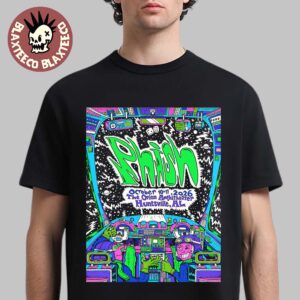 Phish Dry Goods Huntsville AL 2026 Venue Poster Live At The Orion Amphitheater October 10 And 11 2026 Unisex T-Shirt