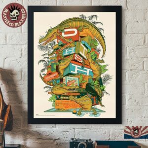 Phish Dry Goods Richmond Virginia 2026 LE Poster Allianz Amphitheater October 6–7 2026 Decor Poster Canvas
