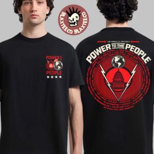 Power To The People 2026 Merch Columbia MD October 3 Merriweather Post Pavilion Red Circle T-Shirt