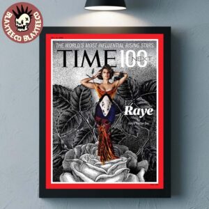 Raye Graces The Cover Of TIME100 Next The World’s Most Influential Rising Stars Poster Canvas