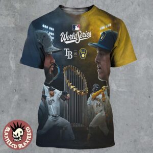 Rays Vs Brewers 2026 MLB World Series Head To Head All Over Print Shirt