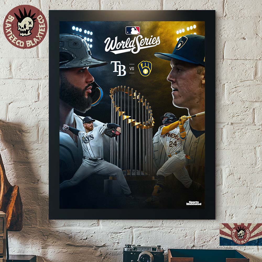 Rays Vs Brewers 2026 MLB World Series Head To Head Home Decor Poster Canvas Rays Vs Brewers 2026 MLB World Series Head To Head Home Decor Poster Canvas