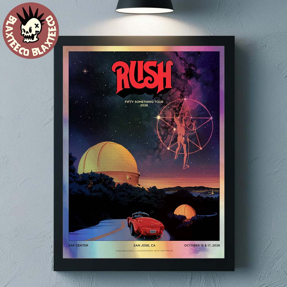 Rush San Jose CA Event Poster 2026 Live At SAP Center On October 15 17 2026 Fifty Something Tour Home Decor Poster Canvas Rush San Jose CA Event Poster 2026 Live At SAP Center On October 15 17 2026 Fifty Something Tour Home Decor Poster Canvas