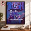 Rush Seattle WA 2026 Event Poster Mountain Lithograph At Climate Pledge Arena October 10 12 2026 Poster Canvas