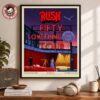 Rush Seattle WA 2026 Event Poster Owl Lithograph At Climate Pledge Arena October 10 12 2026 Poster Canvas