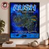 Rush Seattle WA 2026 Event Poster Pike Place Lithograph At Climate Pledge Arena October 10 12 2026 Poster Canvas