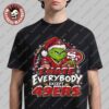 Pittsburgh Steelers Grinch I Hate Everybody Except Steelers NFL Fans Christmas Gift Holiday T-Shirt