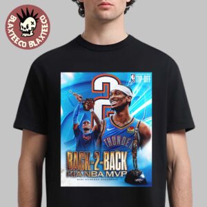 Shai Gilgeous Alexander 2026 Back 2 Back Kia NBA MVP Unisex T-Shirt