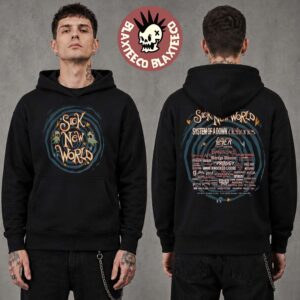 Sick New World Texas 2026 Festival Merch Fort Worth TX At Texas Motor Speedway Oct 24 Ghost Spiral Lineup Hoodie