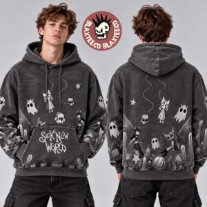 Sick New World Texas 2026 Festival Merch Pop Up At Texas Motor Speedway Oct 24 Spirit Vintage Washed Hoodie