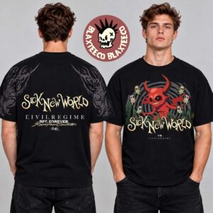 Sick New World Texas 2026 X Civil Regime Red Devil T-Shirt