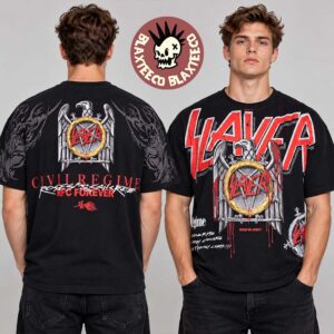 Slayer X Civil Regime Sick New World Texas 2026 Eagle Tee Forth Worth TX October 24 2026 T-Shirt