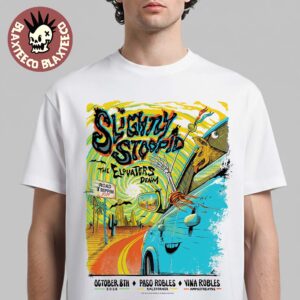 Slightly Stoopid Paso Robles CA 2026 Show Poster Live At Vina Robles Amphitheatre October 8 2026 Unisex T-Shirt