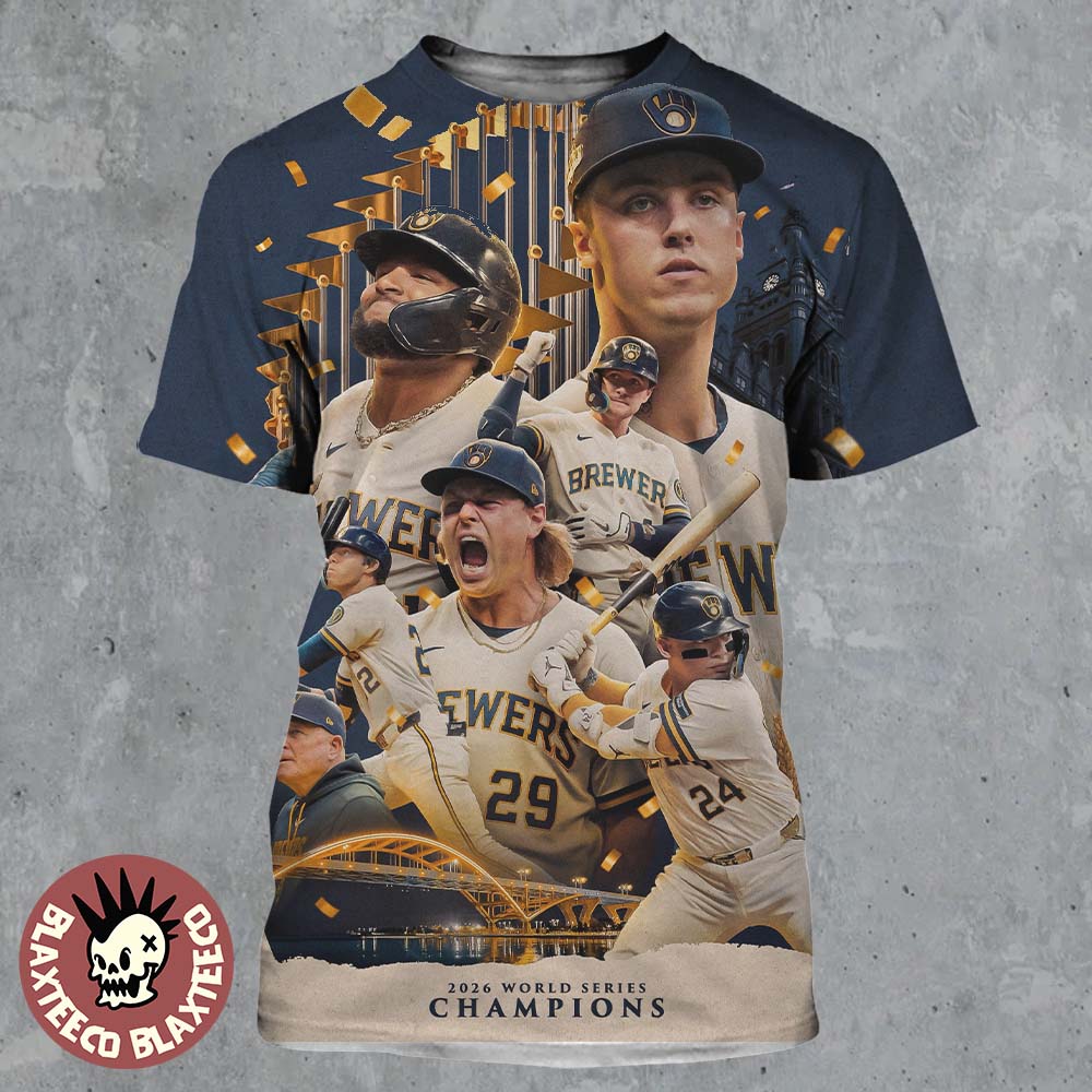 Sport Illustrated Milwaukee Brewers 2026 World Series Champions All Over Print Shirt Sport Illustrated Milwaukee Brewers 2026 World Series Champions All Over Print Shirt
