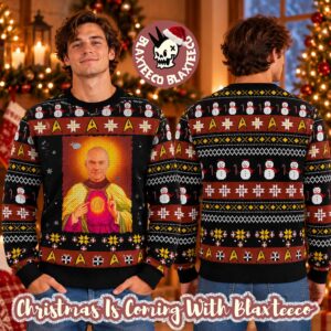 Star Trek Captain Picard Jesus Christmas Holiday Christmas Ugly Sweater