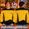 Star Trek Spock And Captain Kirk Beam Me Up Santa Christmas Ugly Sweater