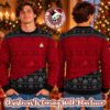 Star Trek Trek The Halls Spock Uniform Christmas Ugly Sweater Star Trek Trek The Halls Spock Uniform Christmas Ugly Sweater