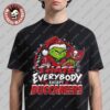 Tennessee Titans Grinch I Hate Everybody Except Titans NFL Fans Christmas Gift Holiday T-Shirt