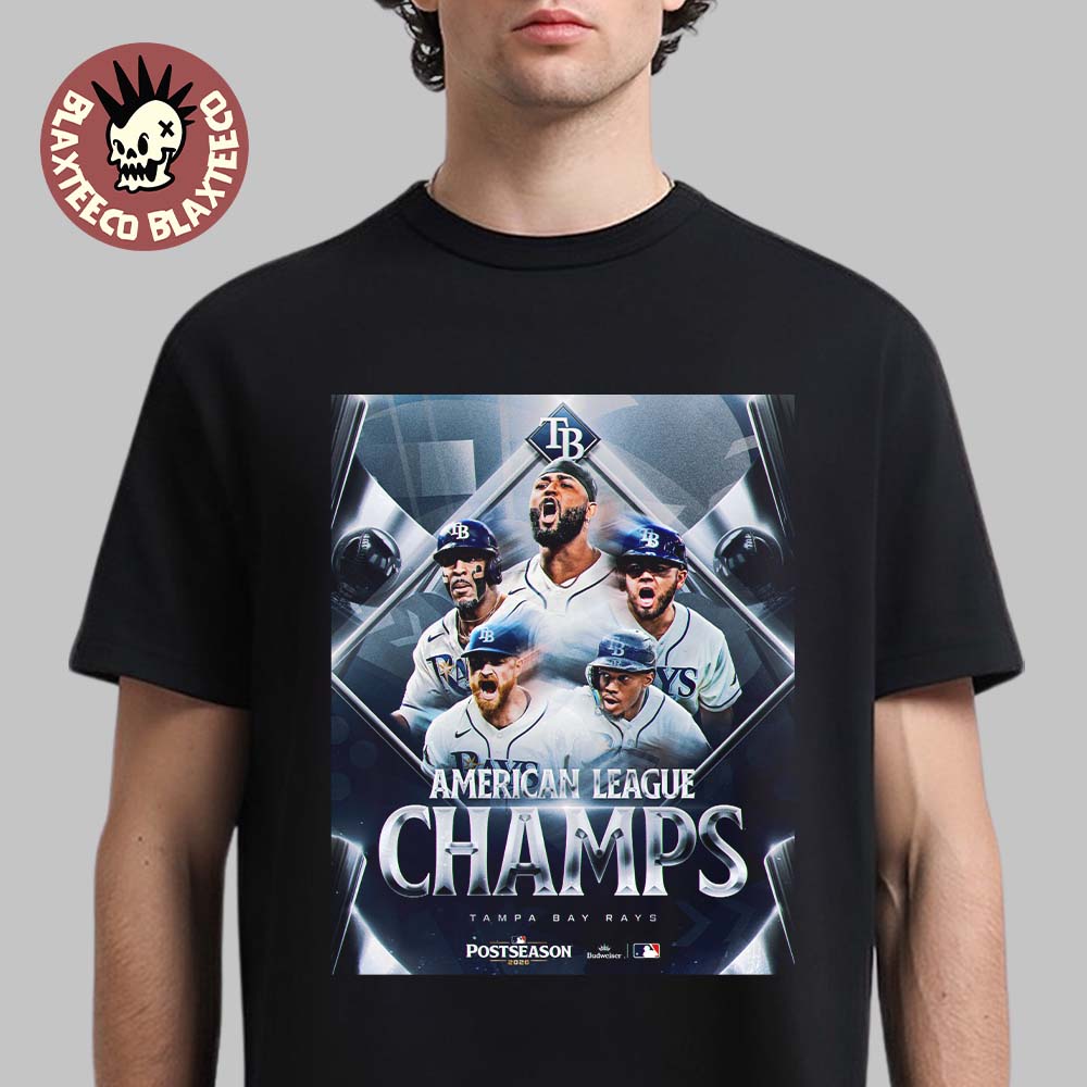 Tampa Bay Rays 2026 American League Champions Clinched To MLB World Series Premium T-Shirt Tampa Bay Rays 2026 American League Champions Clinched To MLB World Series Premium T-Shirt