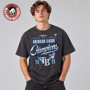 Tampa Bay Rays 2026 American League Champions Locker Room T-Shirt