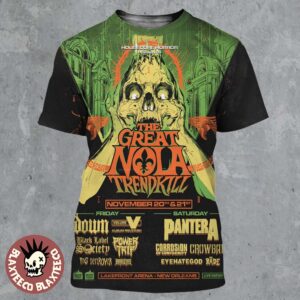 The Great Nola Trendkill 2026 Lineup At Lakefront Arena New Orleans November 20 21 2026 All Over Print Shirt