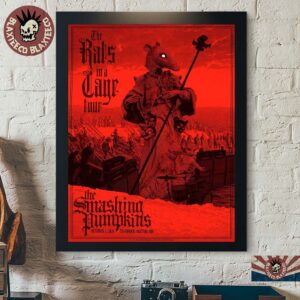 The Smashing Pumpkins Boston MA Gig Poster 2026 At TD Garden On October 2 2026