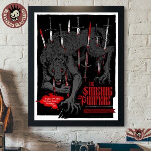 The Smashing Pumpkins Brooklyn NY 2026 Concert Poster The Rats In A Cage Tour Barclays Center Oct 4 2026