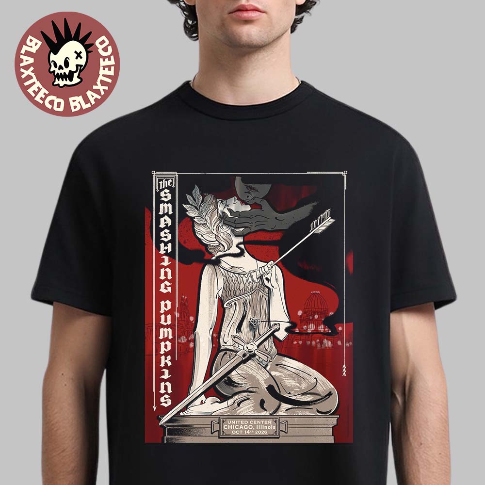 The Smashing Pumpkins Chicago IL 2026 Tonight Event Poster Live At United Center October 14 2026 Unisex T-Shirt The Smashing Pumpkins Chicago IL 2026 Tonight Event Poster Live At United Center October 14 2026 Unisex T-Shirt