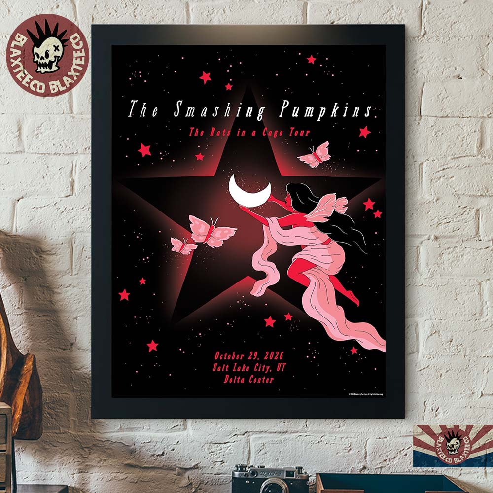 The Smashing Pumpkins Salt Lake City UT 2026 Event Poster Live At Delta Center October 29 2026 Decor Poster Canvas The Smashing Pumpkins Salt Lake City UT 2026 Event Poster Live At Delta Center October 29 2026 Decor Poster Canvas