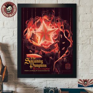 The Smashing Pumpkins Tampa FL 2026 Event Poster Live At Benchmark International Arena On October 18 2026 Poster Canvas