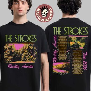 The Strokes Reality Awaits Tour 2026 Mal Pais T-Shirt