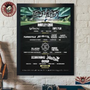 Tons Of Rocks 2027 Oslo Norway Festival Lineup 23-26 June 2027 Home Decor Poster Canvas
