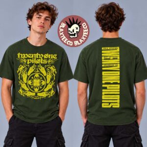 Twenty One Pilots Columbus Ohio 2026 Event Tee Merch Live At Ohio Stadium Oct 17 2026 Breach Green T-Shirt
