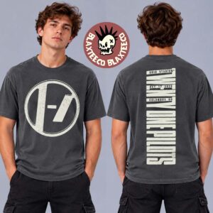 Twenty One Pilots Columbus Ohio 2026 Event Tee Merch Live At Ohio Stadium Oct 17 2026 Charcoal Logo T-Shirt