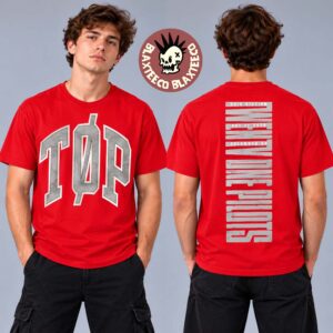 Twenty One Pilots Columbus Ohio 2026 Event Tee Merch Live At Ohio Stadium Oct 17 2026 TOP Logo Red T-Shirt