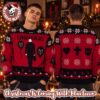 Kiss Pine Tree Santa Star Mask Holiday Christmas Jumper 2026 Ugly Sweater Kiss Pine Tree Santa Star Mask Holiday Christmas Jumper 2026 Ugly Sweater
