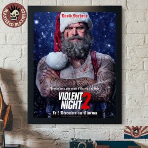 Violent Night 2 Starring David Harbour Home Decor Poster Canvas