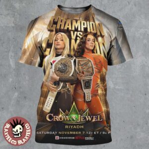 WWE Crown Jewel Riyadh 2026 Liv Morgan Vs Chelsea Green Champion Vs Champion All Over Print Shirt