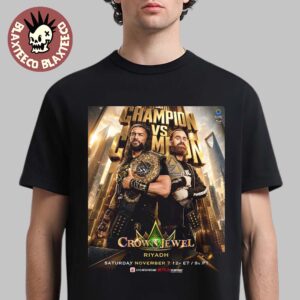 WWE Crown Jewel Riyadh 2026 Roman Reigns Vs Sami Zayn Champion Vs Champion Unisex T-Shirt