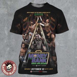 WWE Money In The Bank New Orleans 2026 Men’s Ladder Match Poster All Over Print Shirt