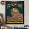 Zach Brown Band Morrison CO 2026 Zamily Reunion Venue Poster Live At Red Rocks Amphitheatre October 20 2026 Poster Canvas