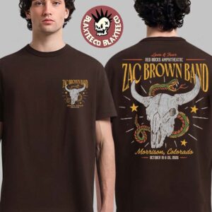 Zach Brown Band Red Rocks Amphitheatre 2026 Exclusive Tee Morrison CO October 19 20 2026 T-Shirt